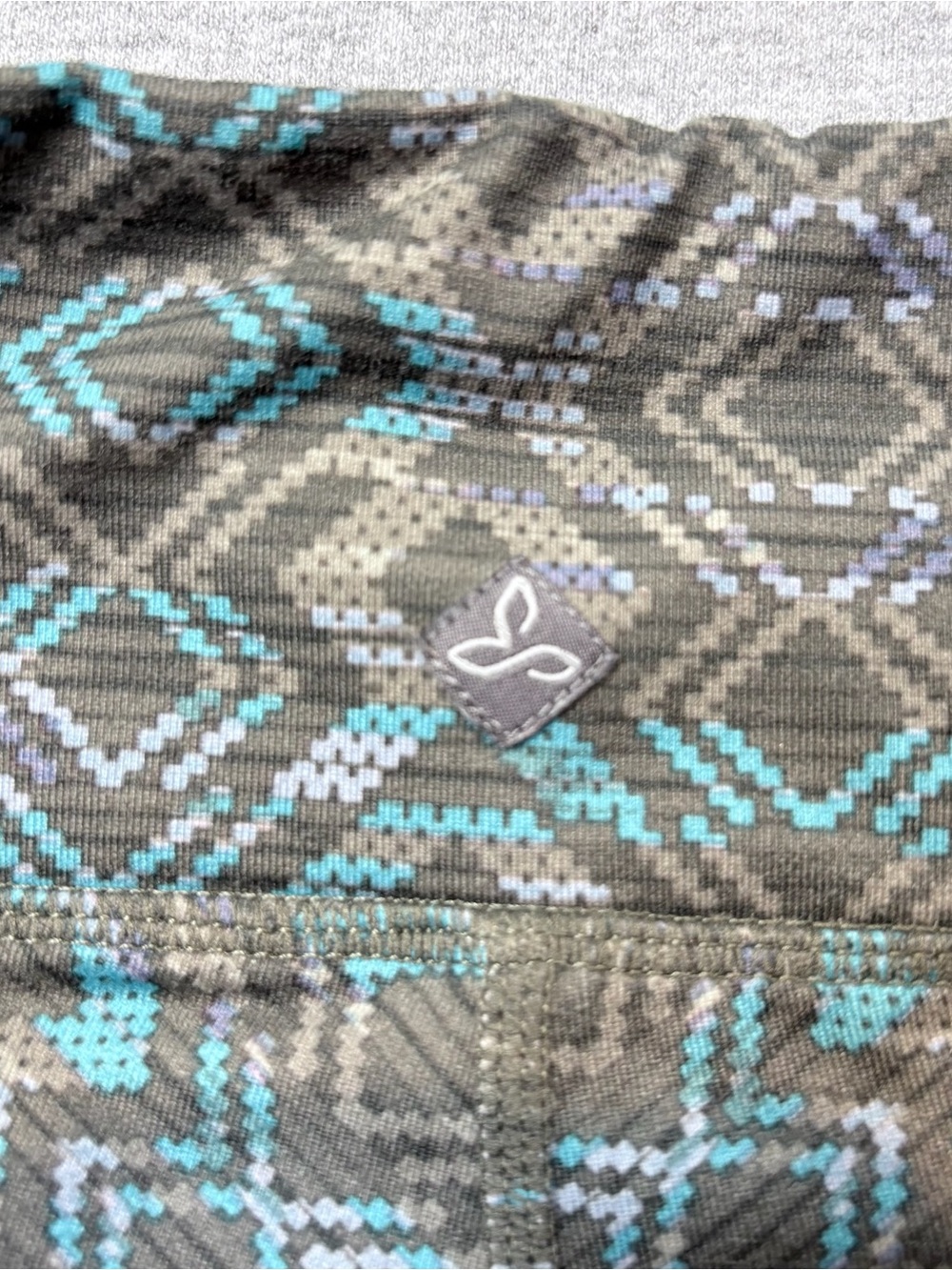 prAna Aztec Pattern Yoga Legging Pants Womens S Boho Mid Rise Comfy Trendy - Picture 8 of 9